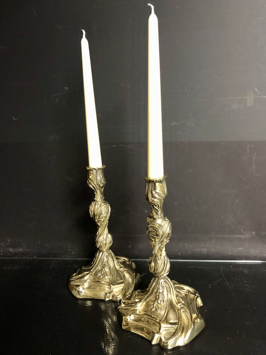 Pair Of Candlesticks XIXe-photo-1