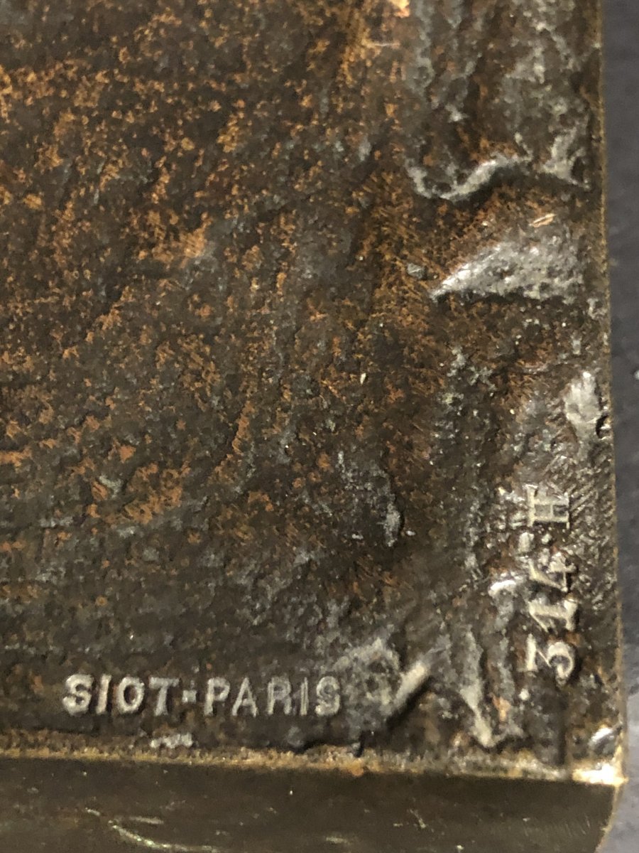 Auguste CORNU 1876-1949 IMPORTANT BRONZE CINGLEUR AU TRAVAIL Fondeur SIOT à Paris -photo-3