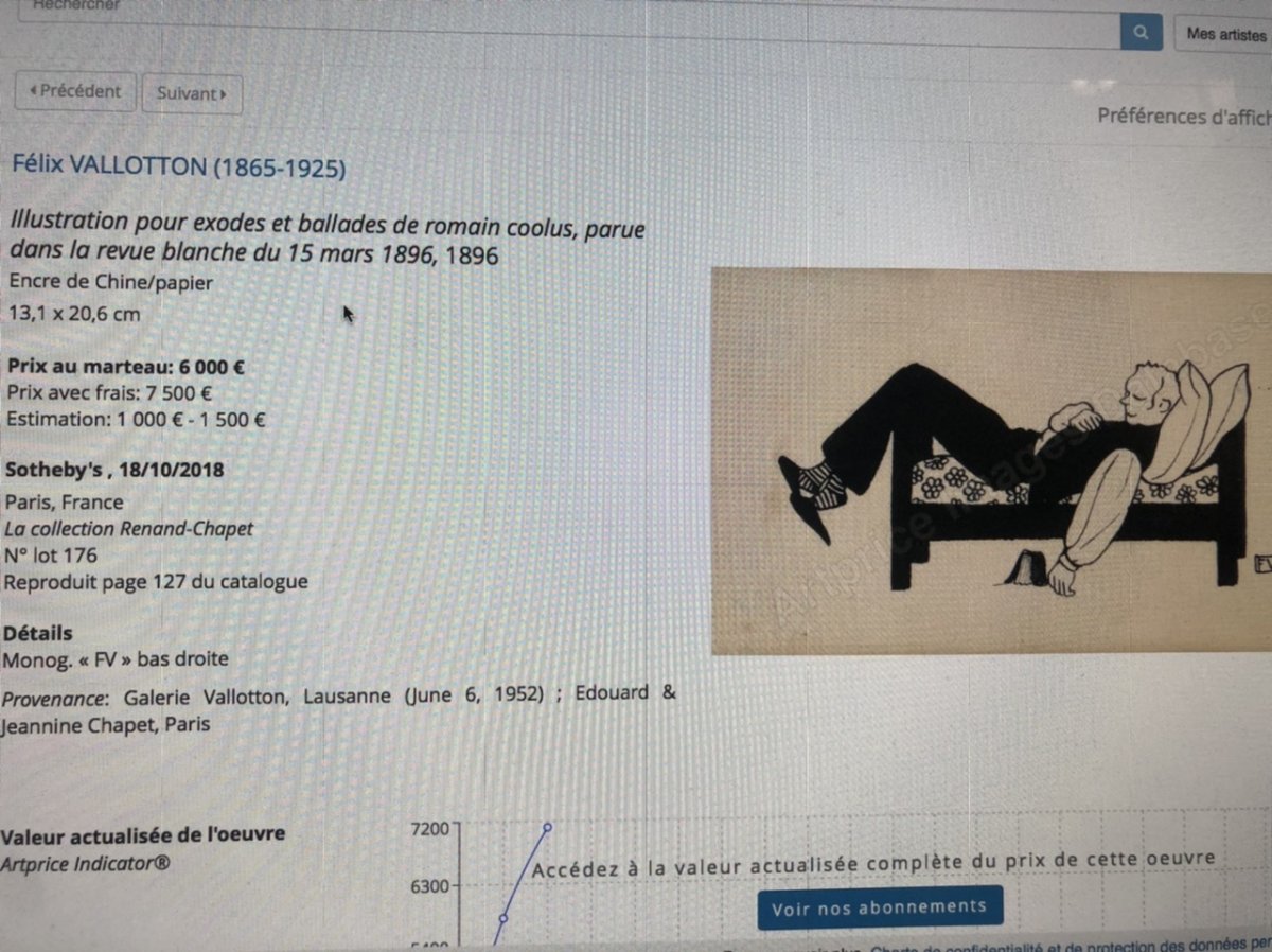 Félix Vallotton 1865-1925 After Indian Ink And Watercolor 1895 Switzerland Butter Plate-photo-4