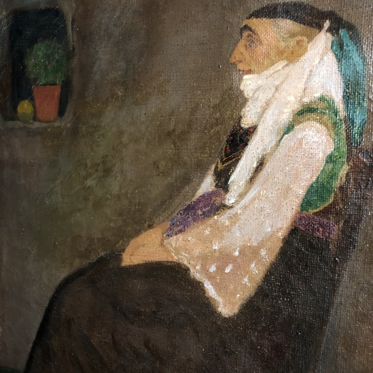 Armand ASSUS 1892-1977 GRANDE HUILE JUIVE d' ALGER 1926 Judaïca dédicacé à Aboulker Algerie