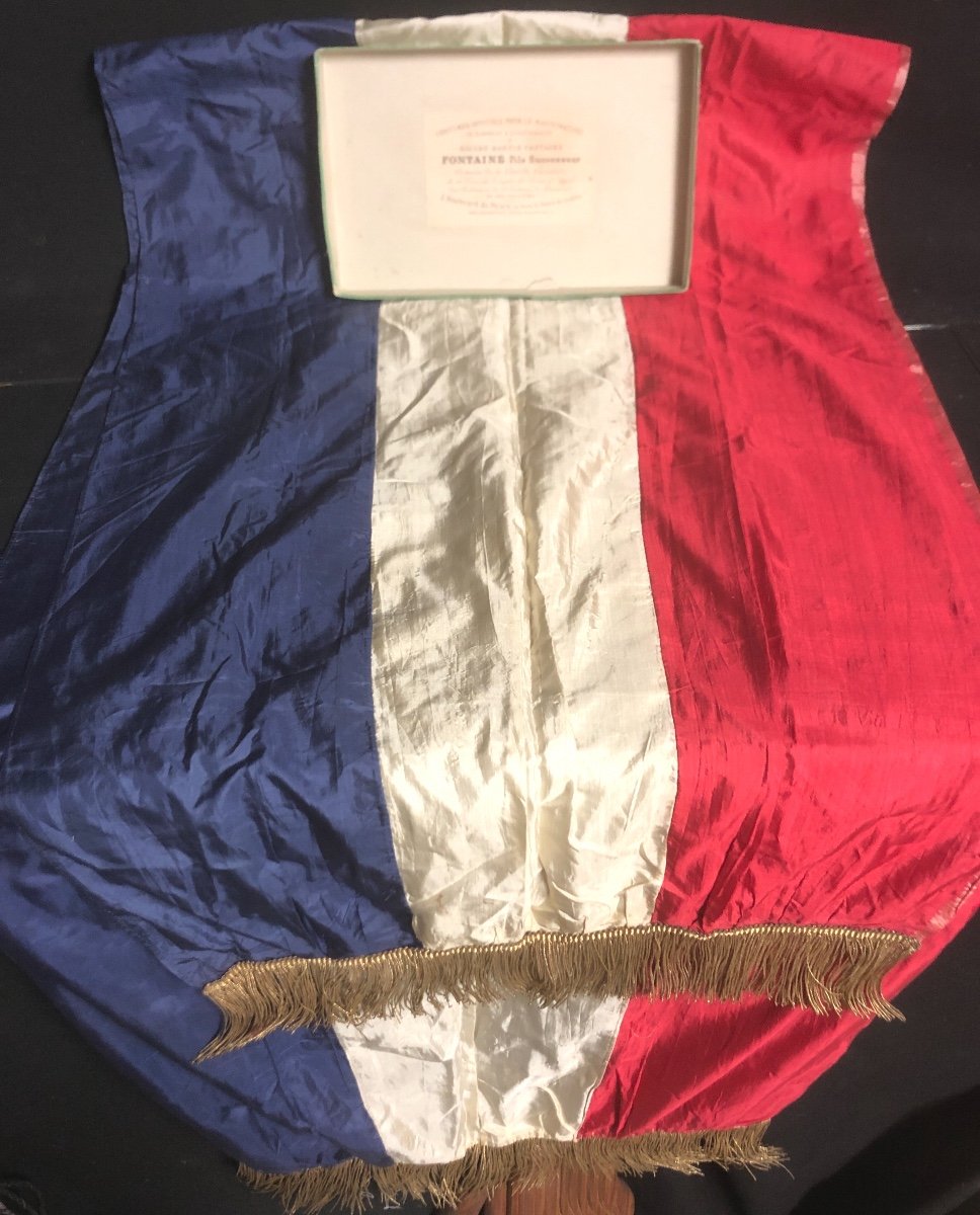 Old Mayor Scarf And Silk Attributes And Trimmings Magistrate Ets Fontaine Paris-photo-4