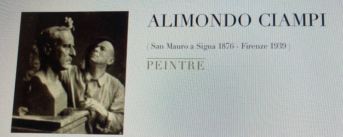 Alimondo CIAMPI 1876-1939 Buste de GIOTTINO Jeune garçon en Marbre de Carrare vers 1903-04-photo-6