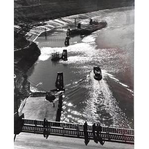 Georges BOYER Lyon XXe Photographie 1953 LE CANAL Photo cinétique Exposition /16