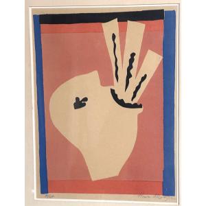 Henri MATISSE 1869-1954 Lithographie couleurs 1947 L’avaleur de sabres Signée jazz