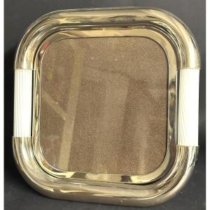 Tommaso Barbi 1944-2015 Cadre signé porte photo  verre Murano 1970 en très bon état miroir 