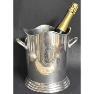 Louis Roederer Silver-plated Metal Champagne Cooler 
