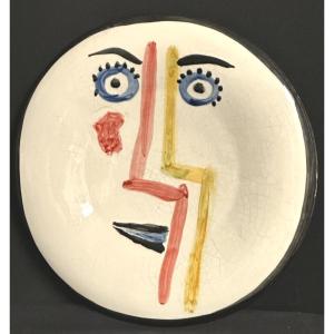 Édition PICASSO Madoura Visage No: 192 signé 1963