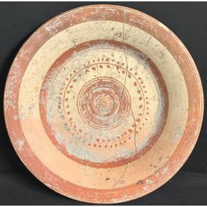 Archéologie Plat Daunien en terre cuite VIe-Ve avant JC Daunie Italie archeo