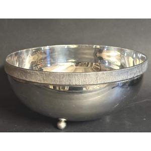 Centre de table Coupe sur pied ROYAL SILVER LEBANON en métal argenté Art de la table