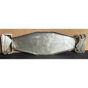 Plateau / vide poche Art Deco en fer forgé en très bon état