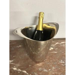 Wmf Silver-plated Metal Champagne Bucket Circa 1960, Tableware