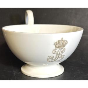 Sèvres: Rare 1847 Royal Breakfast Cup, King Louis-philippe, Château De Saint-cloud, Tea Porcelain