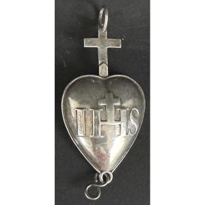 Silver Ex Voto XIXth Sacré Cœur