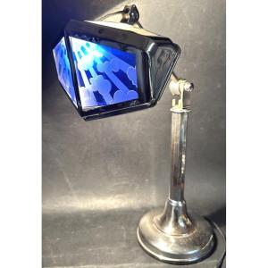 Grande lampe PIROUETT Art déco Verres nuages 1930