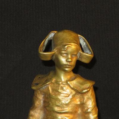 Ruth Milles Statue En Bronze Yvonne Titré Et Signé Suède Pont Aven