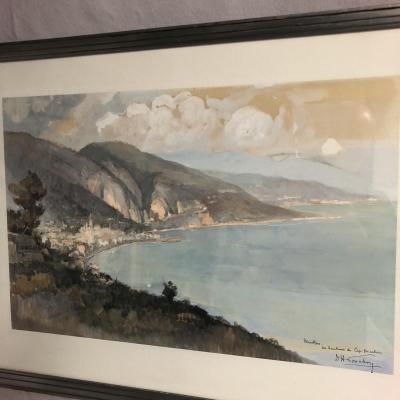 D.H. SOUCHON Menton Cap Martin Art Deco 1930 RCM 06 