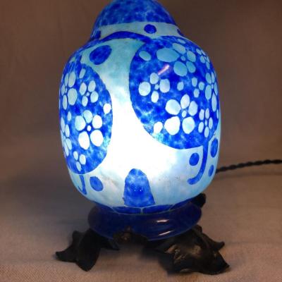 VEILLEUSE Le Verre Français Charder lampe AZURETTES Schneider