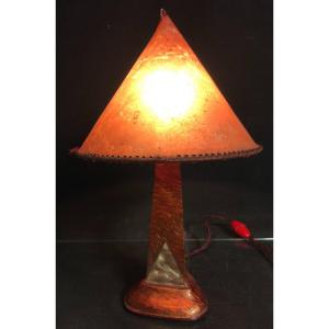 Mushroom Lamp In Bakelite And Rhodoid Art Deco