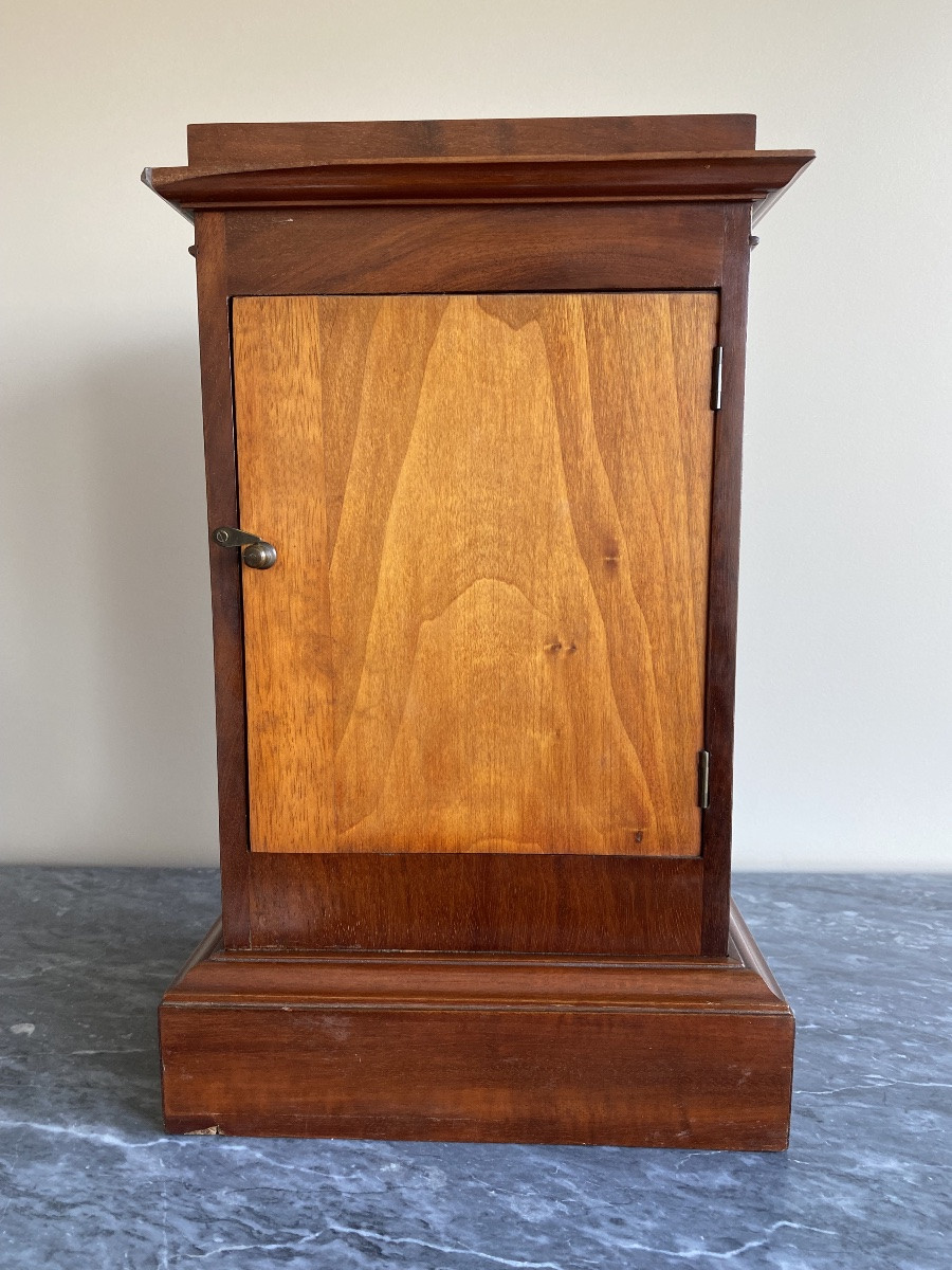 Pendule Borne en acajou de Charles Oudin, élève de Bréguet , début XIXeme siècle -photo-3