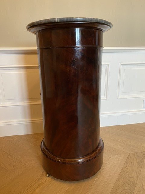 Somno, Mahogany Bedside Table, Empire Period-photo-4