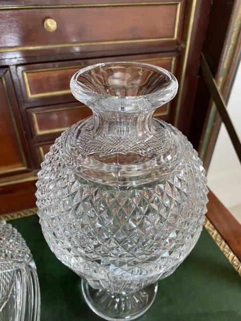 Baccarat. Paire De Vases-photo-4