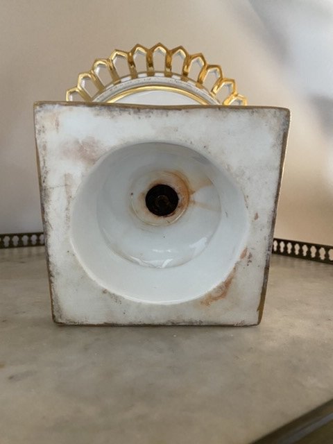 Pair Of Paris Porcelain Cup From Empire Restoration Period-photo-1