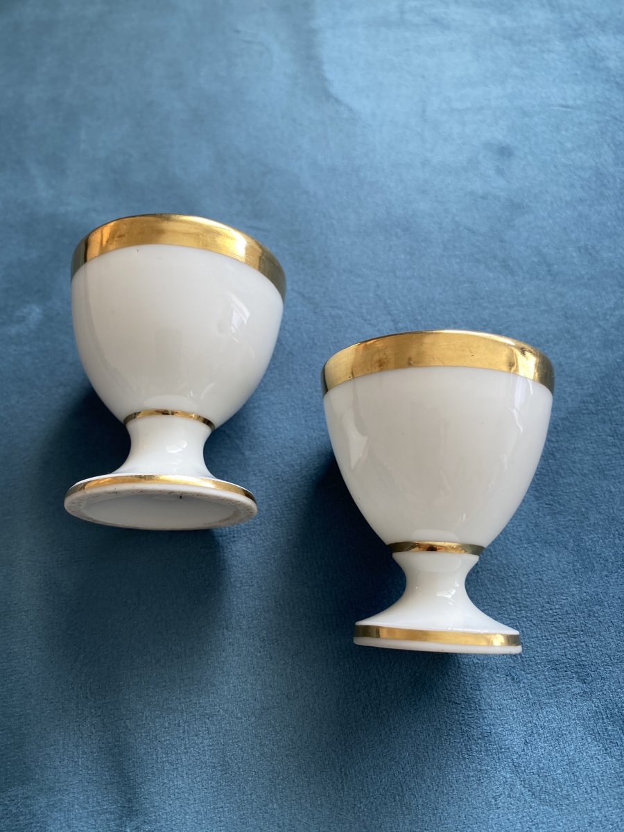 Paris Porcelain Egg Cup From Empire Period-photo-4