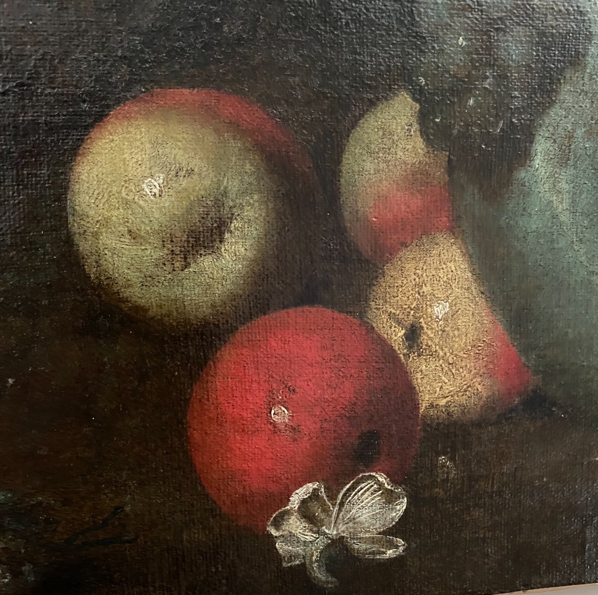 Très Belle Nature Morte Attribuée à Giovanni Castelli Dit  « lo Spadino » Fin Du  XVIIeme -photo-3