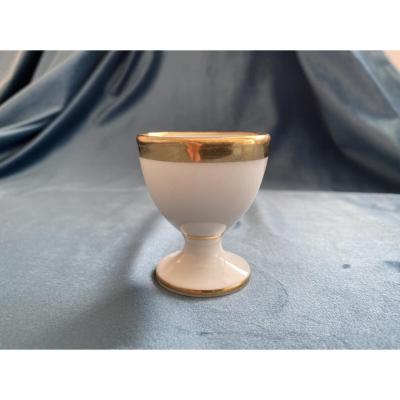 Paris Porcelain Egg Cup From Empire Period