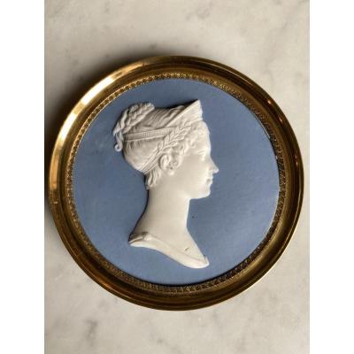 Sèvres : Portrait De Joséphine En Biscuit Du Sculpteur Alexandre Brachard 1775-1843