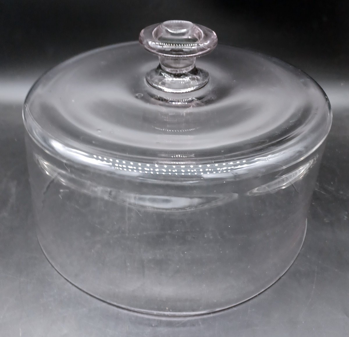 Grande Cloche De Pâtissier En Verre Soufflé Début 20ème 