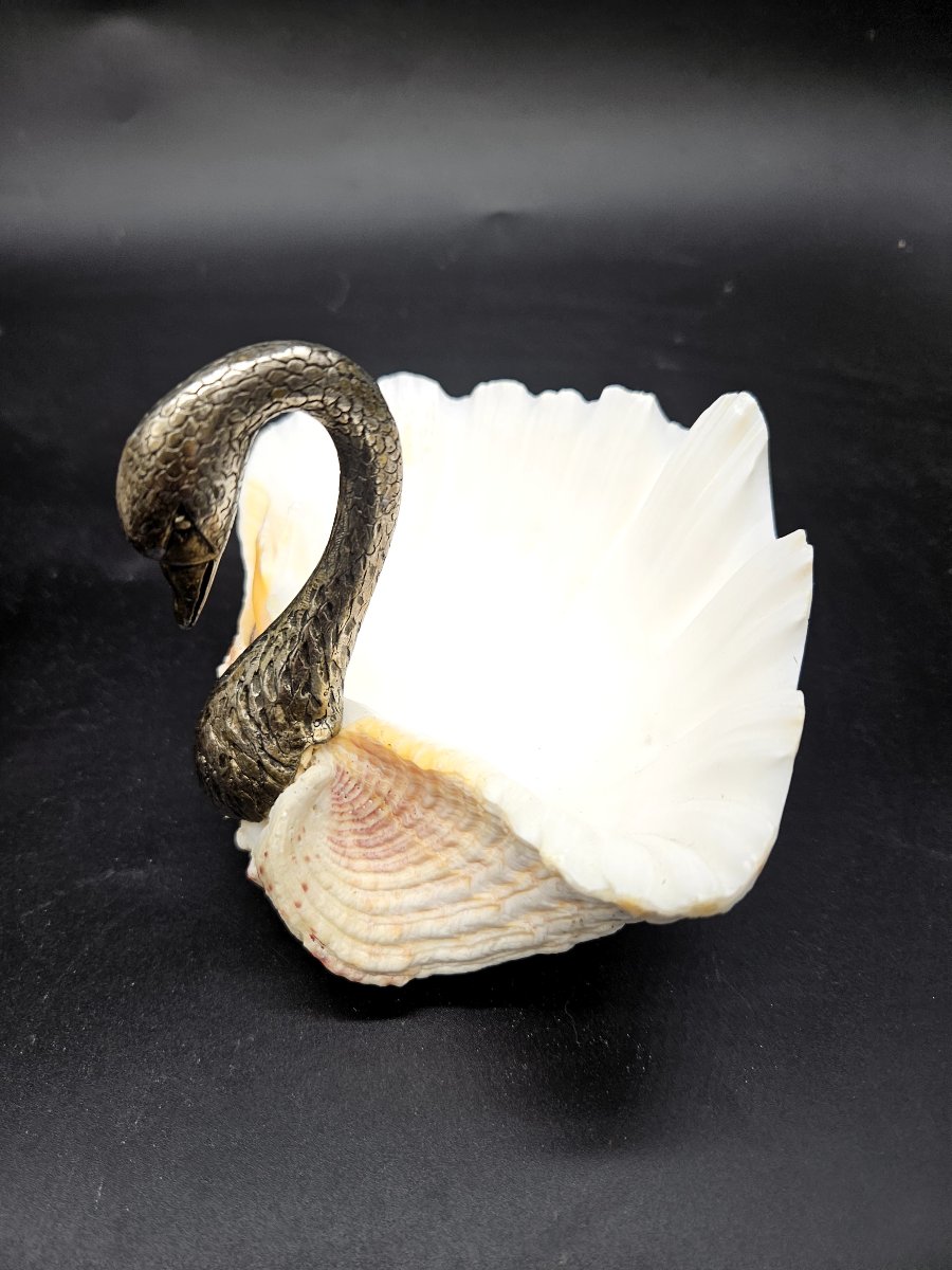 Maison Jansen, Attributed: Pair Of Swans, 1970s-photo-2