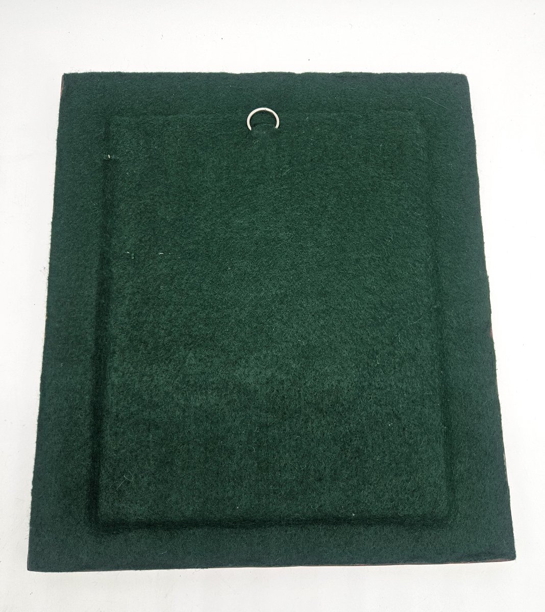 Mithe Espelt: Stamped Ceramic Mirror, Polynesia Model -photo-3