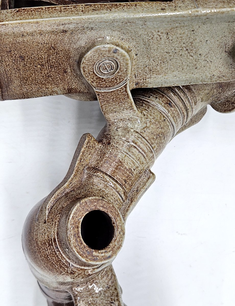 Applique en grès biomecanique signée Joël Lurois-photo-7