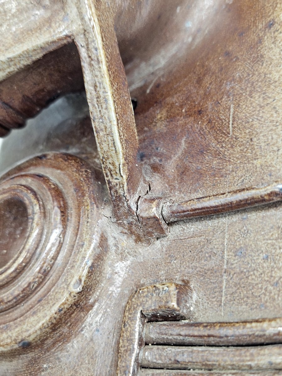 Applique en grès biomecanique signée Joël Lurois-photo-8