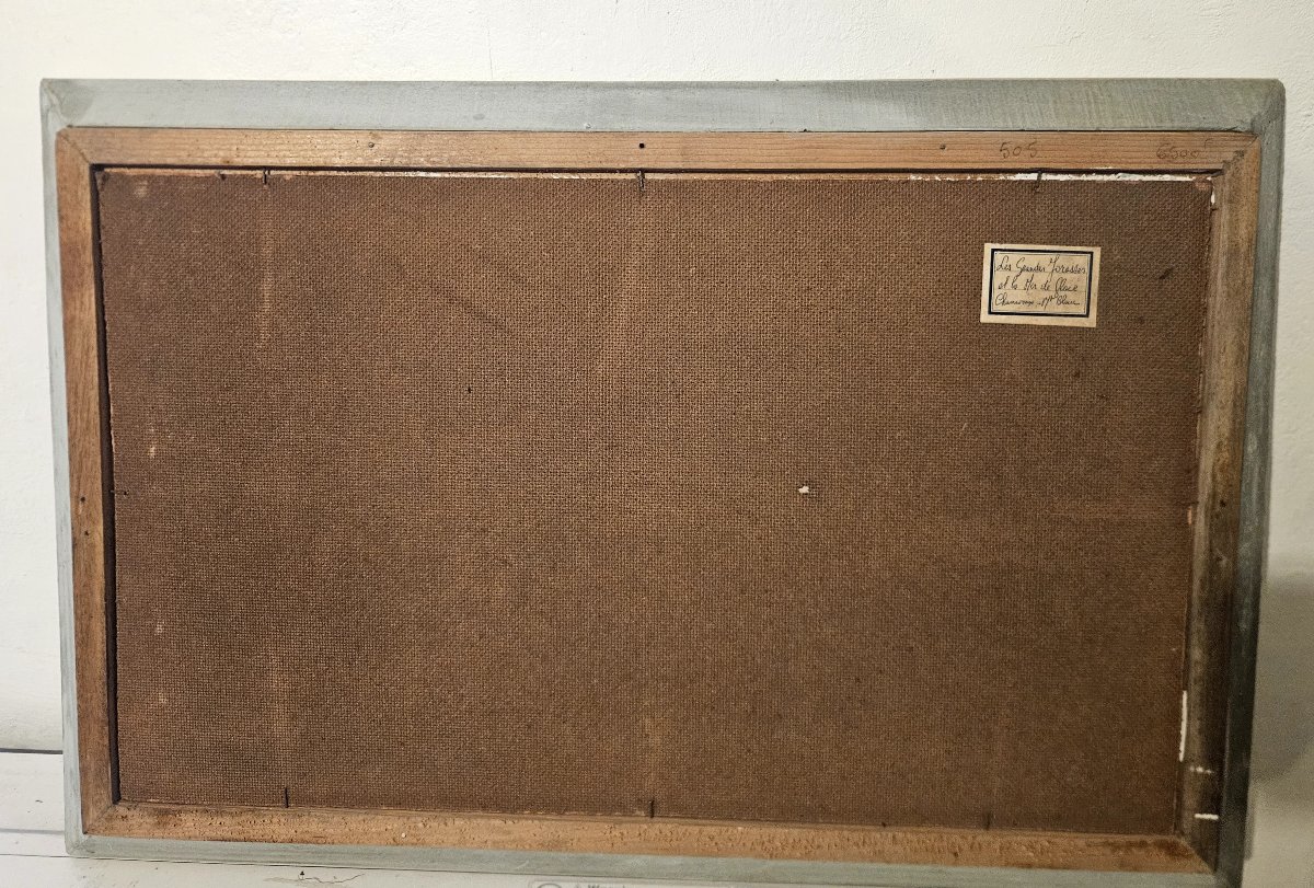 Charles Cornud : Les grandes Jorasses et la mer de glace -photo-1