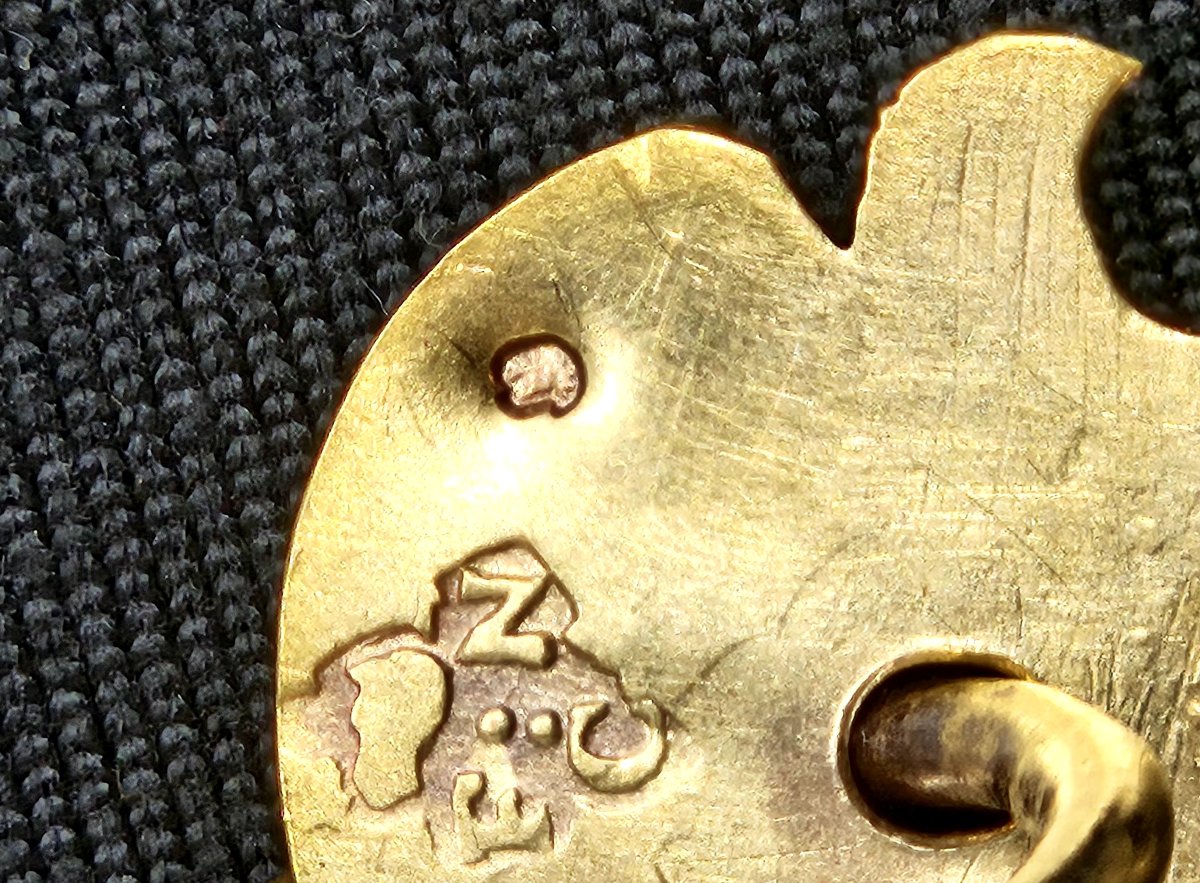 Seed Cross In Gold 750 Christ And Virgin 20g-photo-3