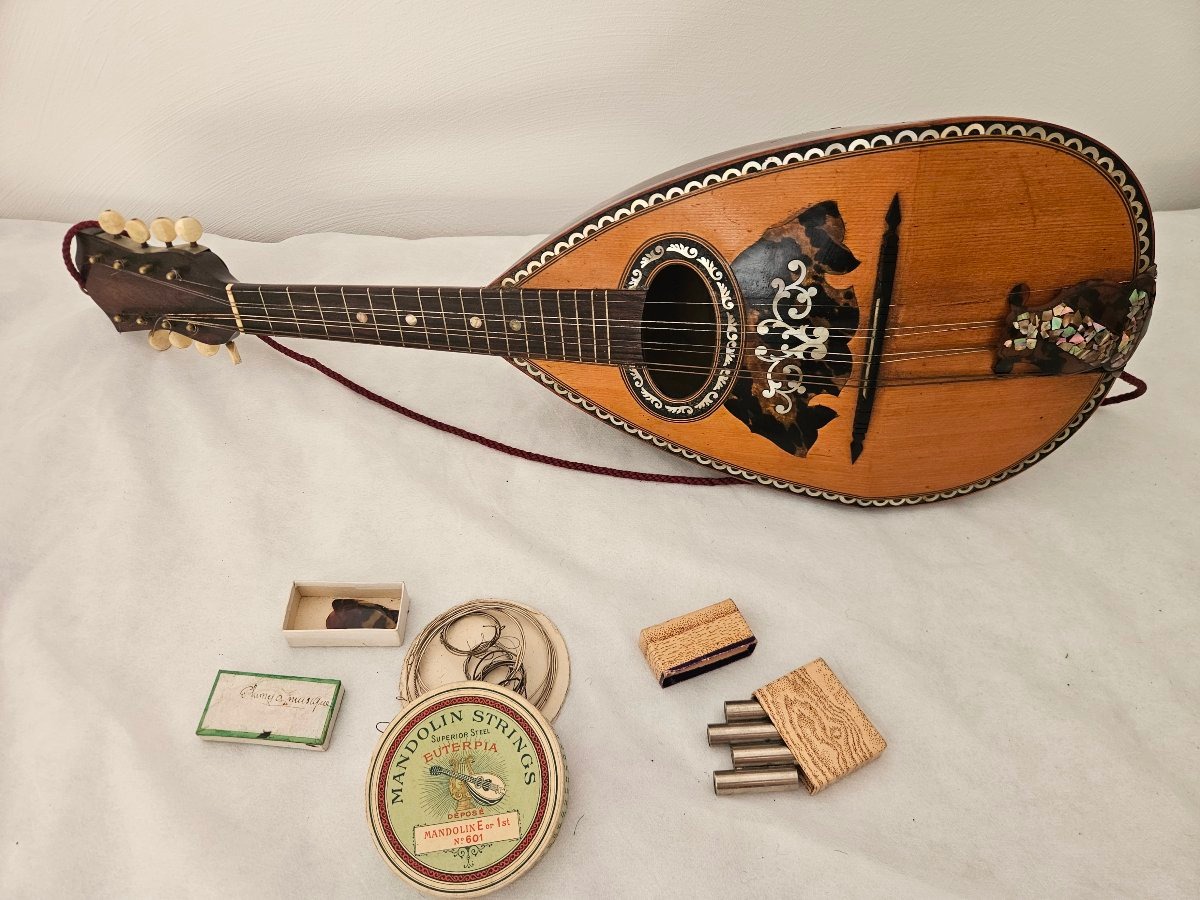 Carlo Foveri Liglio Mandolin With Hollow Sides, Late 19th Century -photo-2