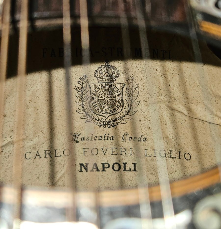 Carlo Foveri Liglio Mandolin With Hollow Sides, Late 19th Century -photo-4