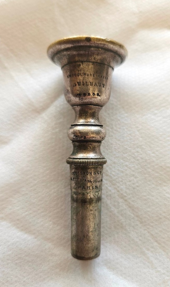 Millereau Schoenaers Trumpet, Made Of Silver-plated Metal, Early 20th Century -photo-8