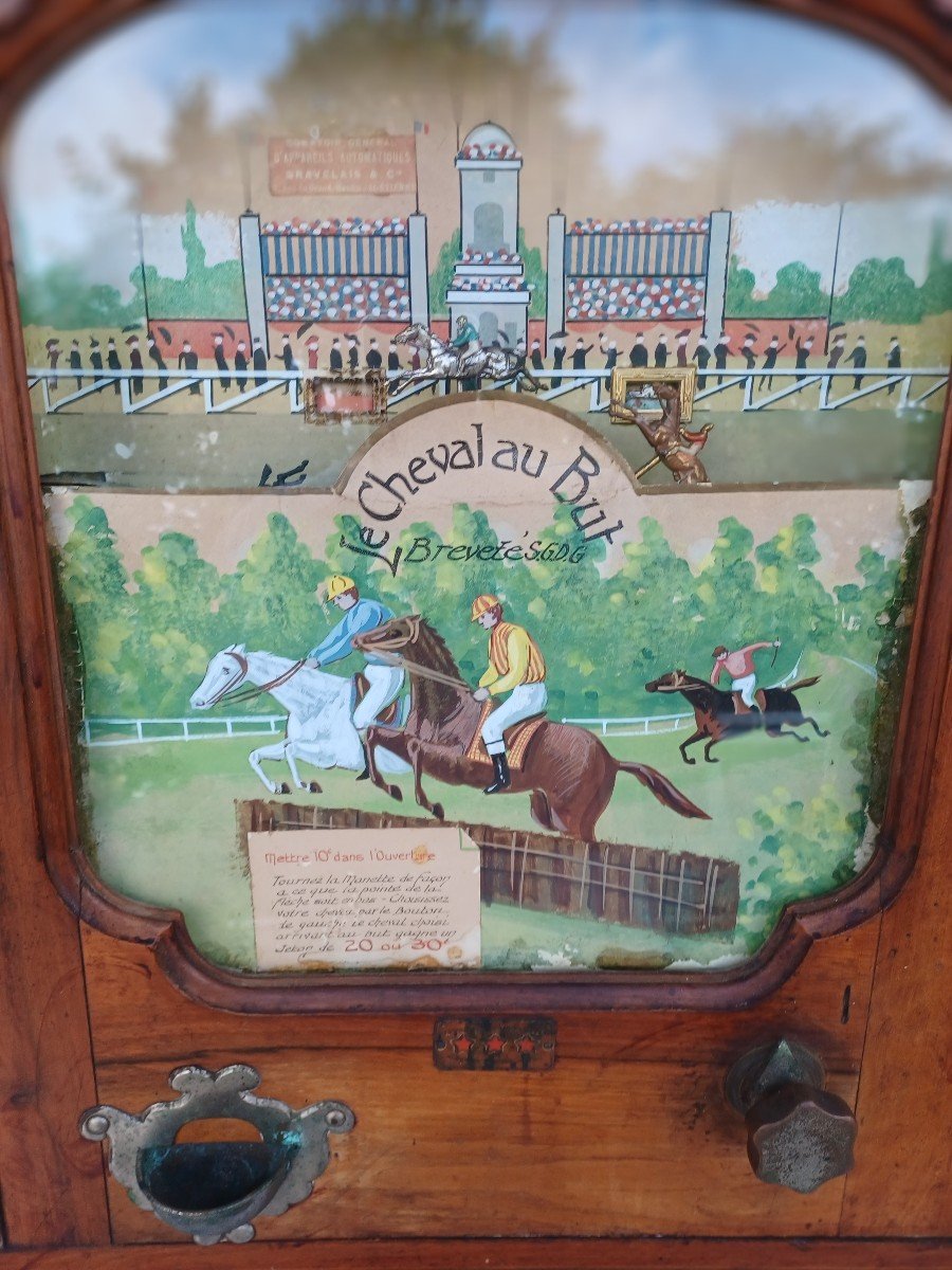 Le Cheval Au But : Jeu De Comptoir 1900 / Machine à Sous -photo-3