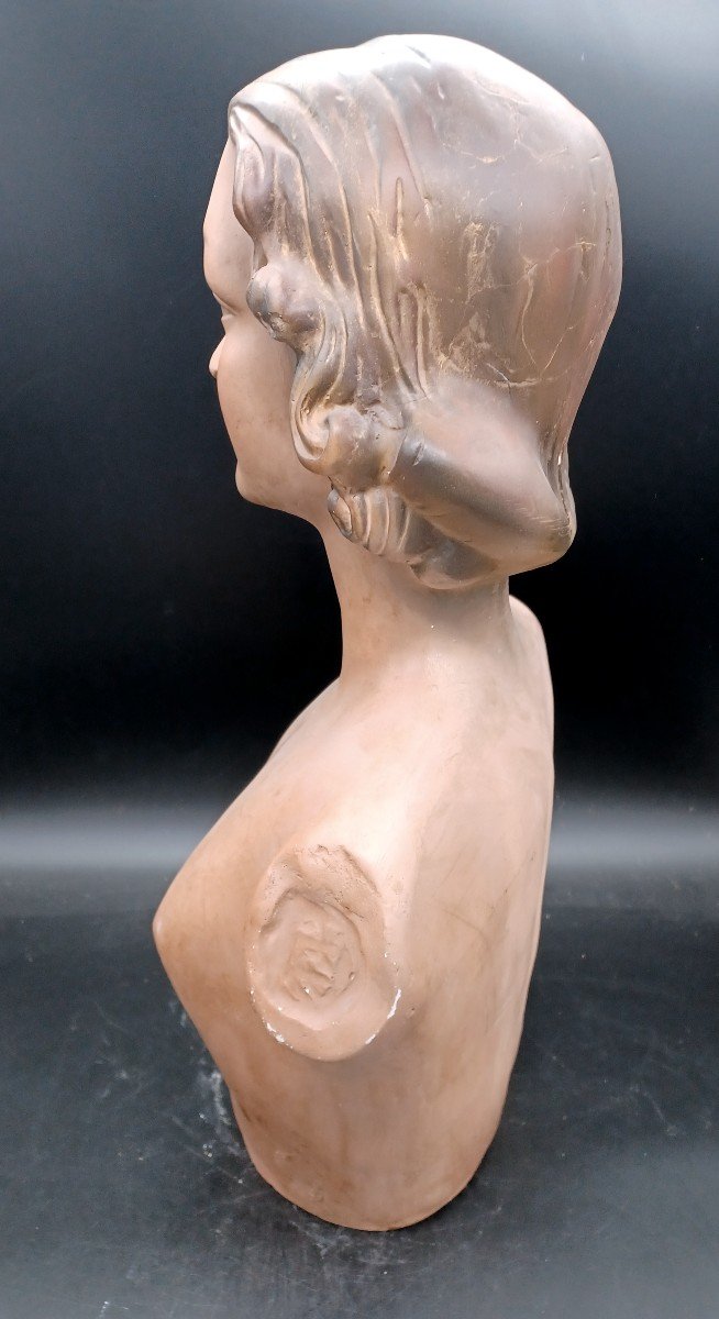 Window Mannequin Lubé Paris Art Deco Female Bust-photo-2