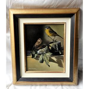 Arnold Toubeix: Still Life With Birds