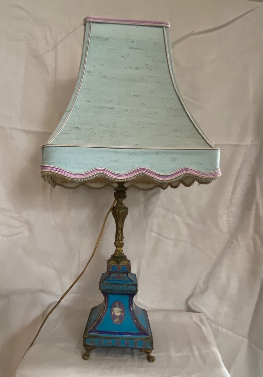 Lampe Tole peinte-photo-3