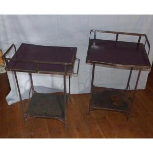 Pair Of Iron Tables