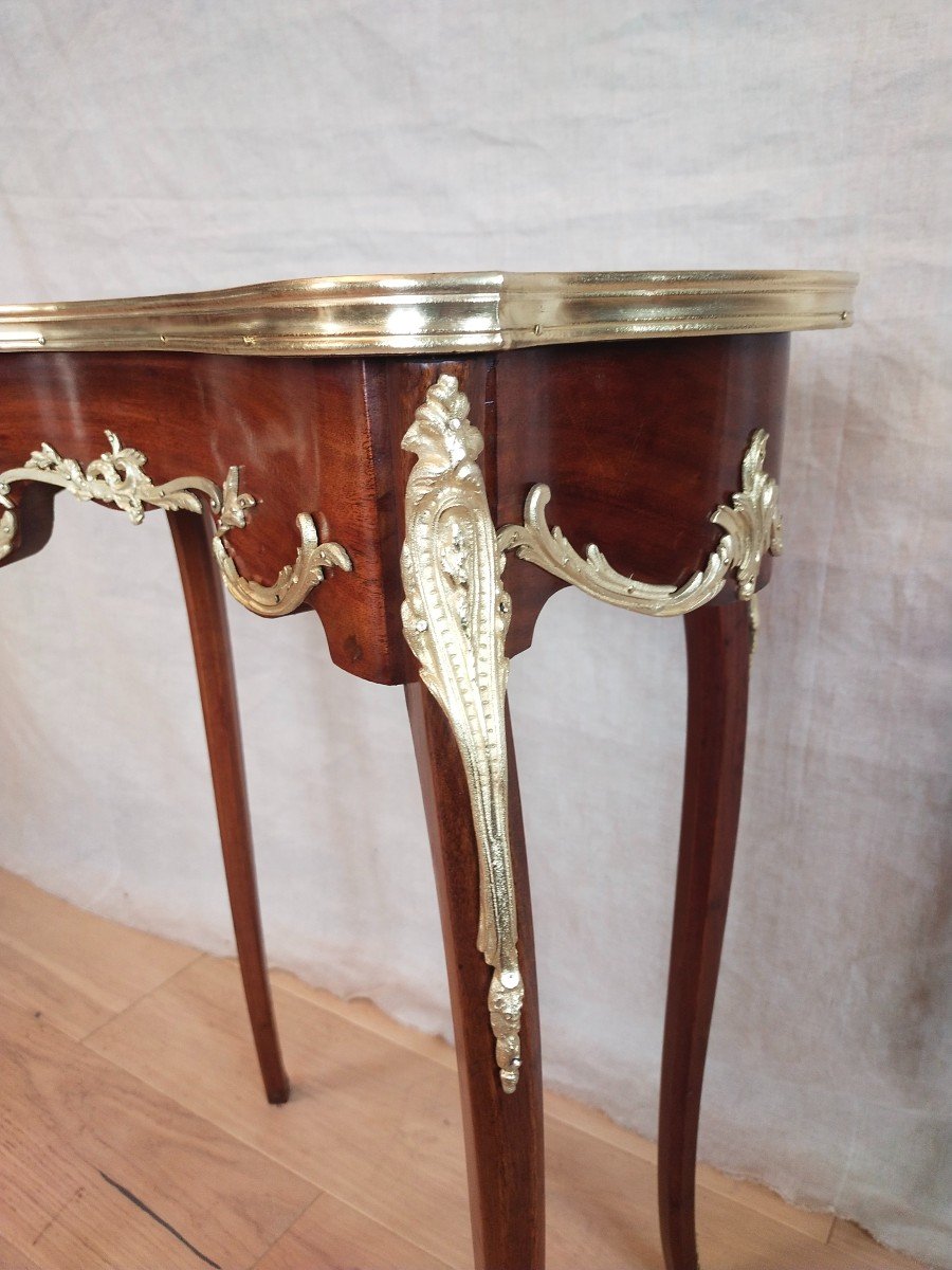 Salon Or Side Table, 19th Century Louis XV Style -photo-4