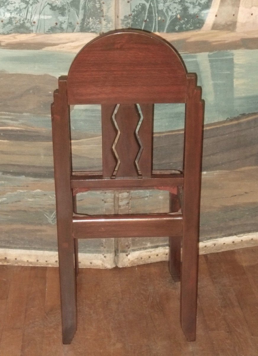 Five Art Deco Chairs Circa 1925-photo-2