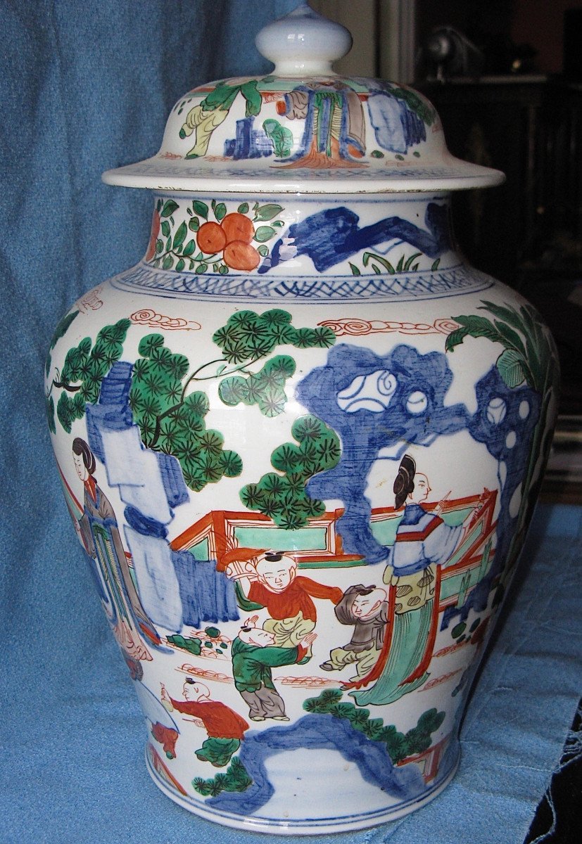 Potiche Dans Le Style De La Chine / Manufacture De Samson-photo-3