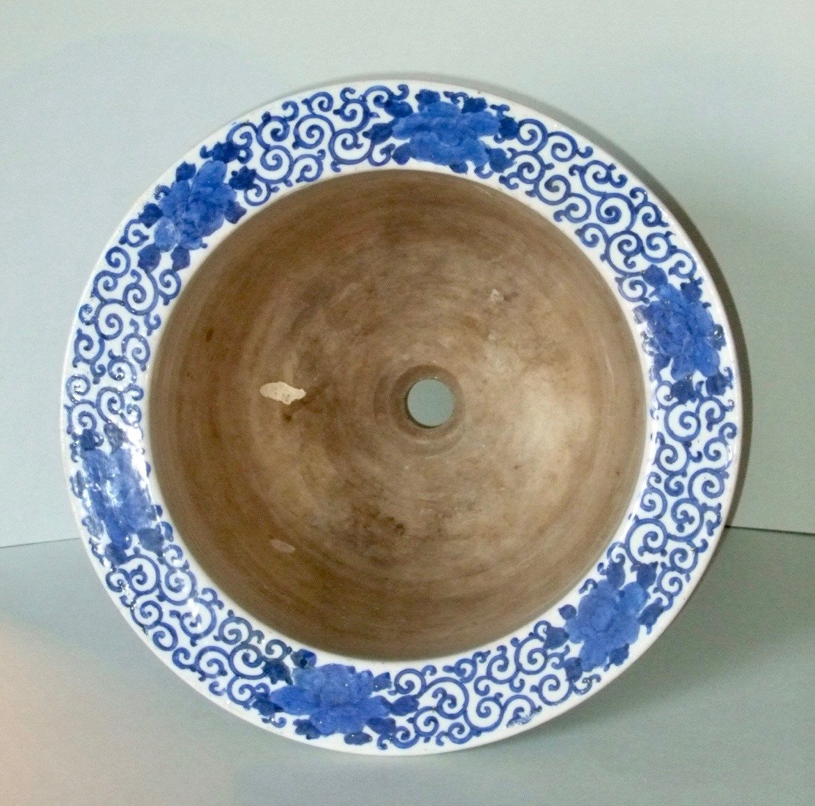 XIXth Seto Japan Porcelain Planter-photo-4