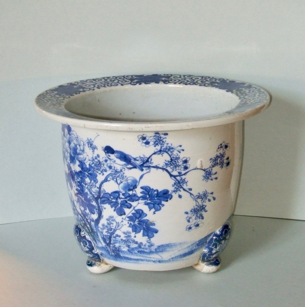 XIXth Seto Japan Porcelain Planter